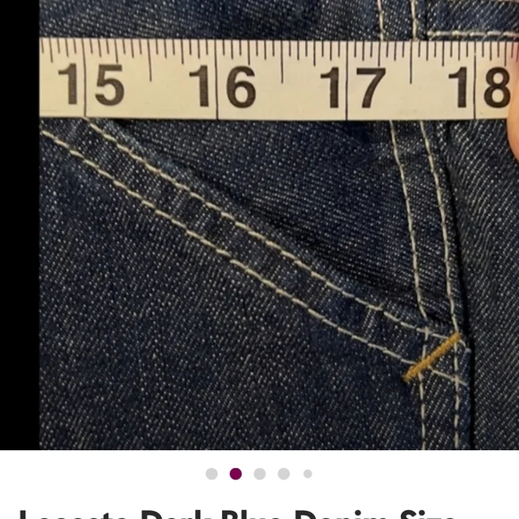 Lacoste Women's Blue Jeans - Picture 2 of 7
